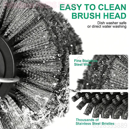 High-Torque Adjustable Electric Grill Cleaner