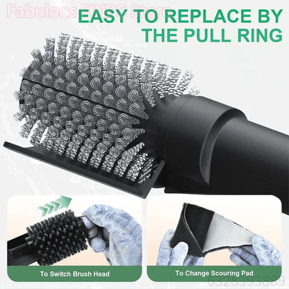 High-Torque Adjustable Electric Grill Cleaner