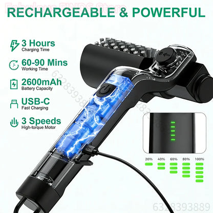 High-Torque Adjustable Electric Grill Cleaner